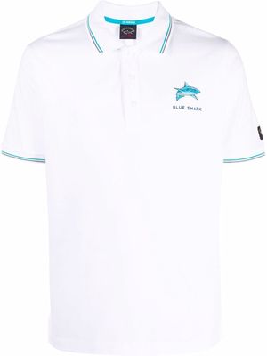 Paul & Shark Save The Sea polo shirt - White