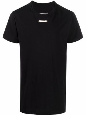 Maison Margiela logo-patch cotton T-shirt - Black
