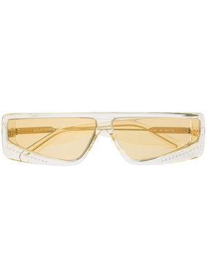 Courrèges Eyewear cat-eye frame tinted sunglasses - Yellow
