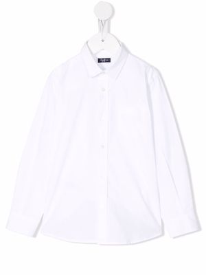 Il Gufo chest patch pocket shirt - White