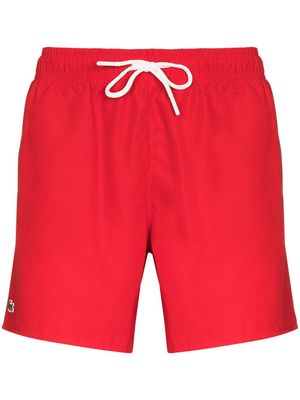 Lacoste embroidered logo swimming shorts