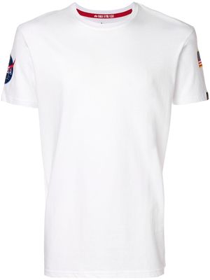 Alpha Industries flag patch T-shirt - White