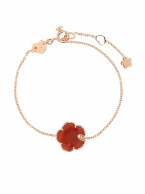 Pasquale Bruni 18kt rose gold Petit Joli carnelian and diamond bracelet - Pink