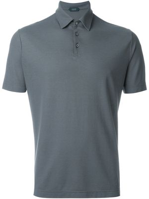 Zanone short-sleeve polo shirt - Grey