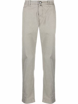 Jacob Cohen slim-cut chino trousers - Grey