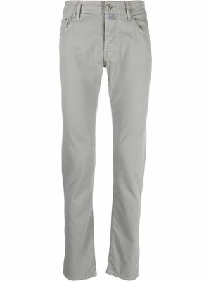 Jacob Cohen cotton-blend straight-leg chinos - Grey