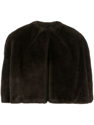 Yohji Yamamoto Pre-Owned 1990s faux fur bolero - Brown
