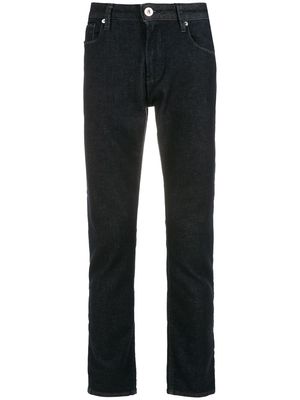Emporio Armani low-rise cropped jeans - Black