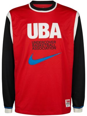 Nike x Undercover NRG logo-print long-sleeve T-shirt - Red