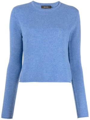 Lisa Yang Doreen cropped cashmere jumper - Blue