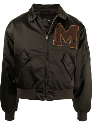 MISBHV logo-patch Harrington jacket - Brown