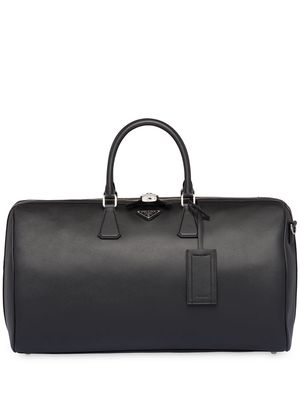Prada Saffiano leather duffle bag - Black