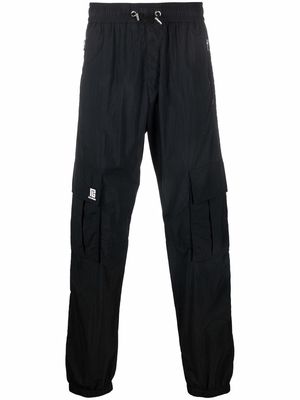 Balmain logo-patch track pants - Black
