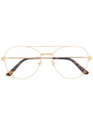 Cartier Eyewear aviator-frame eyeglasses - Gold