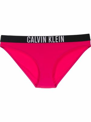 Calvin Klein logo-waist bikini briefs - Pink