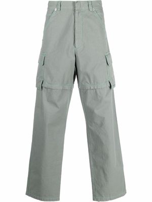 Jacquemus straight-leg cargo trousers - Grey