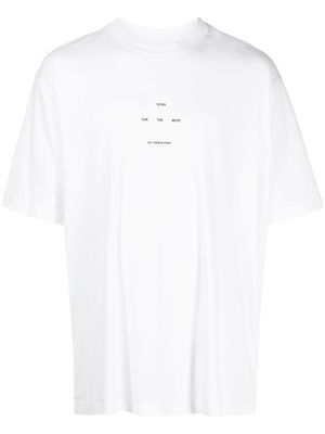 Song For The Mute 22.1 Avenue logo-print T-shirt - White