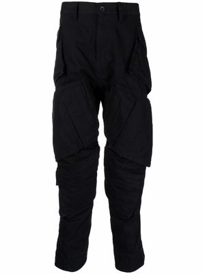 Julius straight-leg cargo trousers - Black
