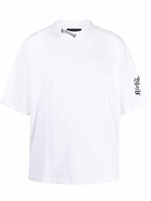 John Richmond oversized logo-print cotton T-shirt - White