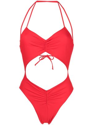 Sian Swimwear Carlotta cut-out swimsuit - Red