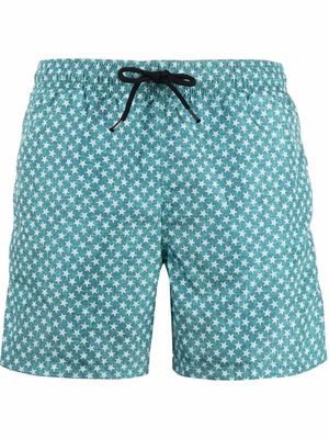 ASPESI star-print swim shorts - Green