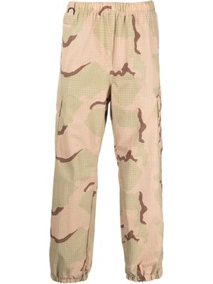 UNDERCOVER camouflage-print ripstop cargo trousers - Neutrals