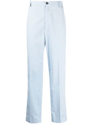 Kenzo straight-leg cotton trousers - Blue