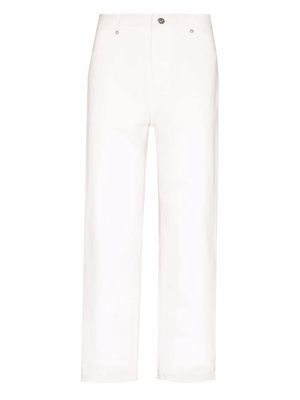 Jil Sander low-rise bootcut jeans - White