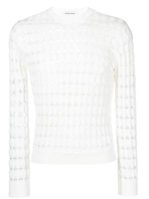 Namacheko open knit jumper - White