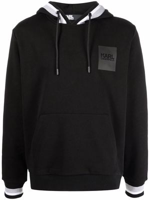 Karl Lagerfeld logo-print hoodie - Black