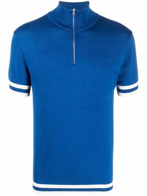 Ron Dorff striped polo shirt - Blue