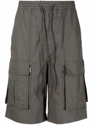 Juun.J zip pocket cargo shorts - Green