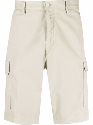 BOSS cotton-blend cargo shorts - Neutrals