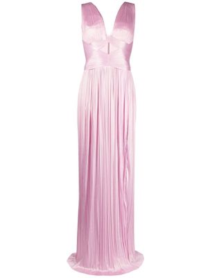 Iris Serban Rosaria 11 V-neck dress - Pink
