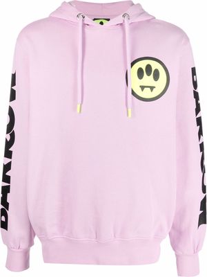 #Mumofsix logo-print sleeve hoodie - Pink