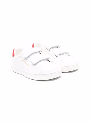 Palm Angels Kids front touch-strap sneakers - White