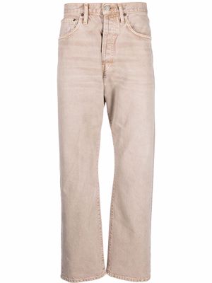 Acne Studios straight-leg cotton jeans - Neutrals