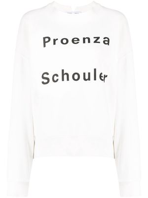 Proenza Schouler White Label logo-print sweatshirt