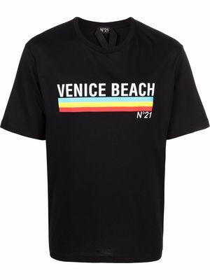 Nº21 Venice Beach logo T-shirt - Black