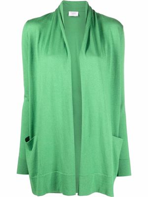 Snobby Sheep open-front rib-trimmed cardigan - Green