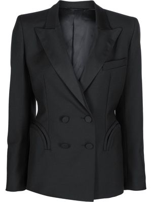 Blazé Milano double-breasted button blazer - Black
