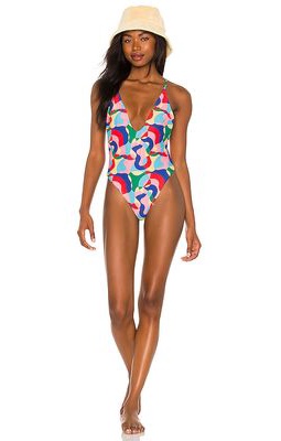 lovewave The Xena One Piece in Blue,Pink
