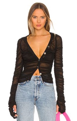 OW Collection Wanted Cardigan in Black