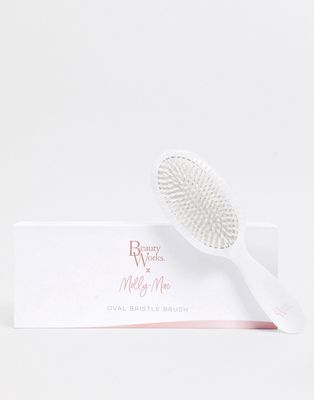 Beauty Works x Molly Mae Oval Bristle Brush-No color
