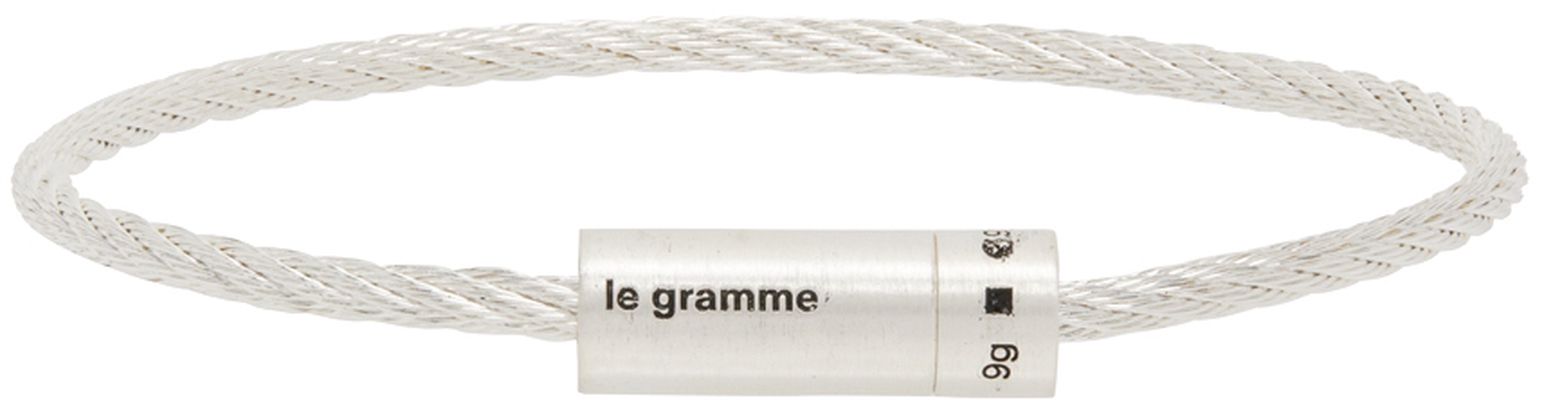 Le Gramme Silver 'Le 9 Grammes' Cable Bracelet