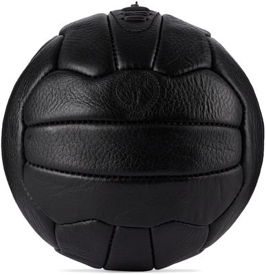 Modest Vintage Player Black Leather Retro Heritage Soccer Ball