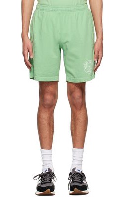 Sporty & Rich Green Monaco Shorts