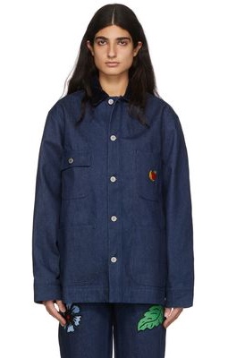 Sky High Farm Workwear Navy Chore Denim Jacket