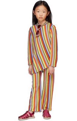 M'A Kids Kids Multicolor Stripe Trousers