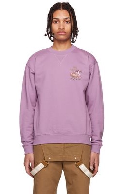 Sky High Farm Workwear Purple Organic Cotton Sweatshirt